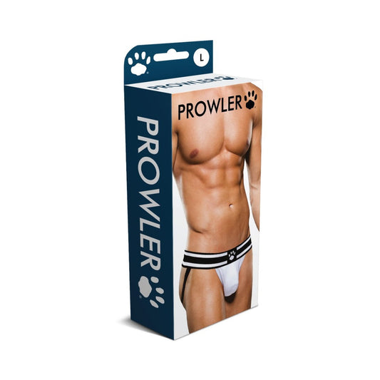 Prowler Jock Strap - White/Black - Size L