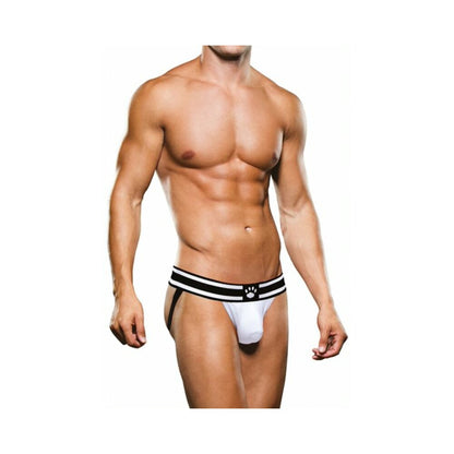 Prowler Jock Strap - White/Black - Size L