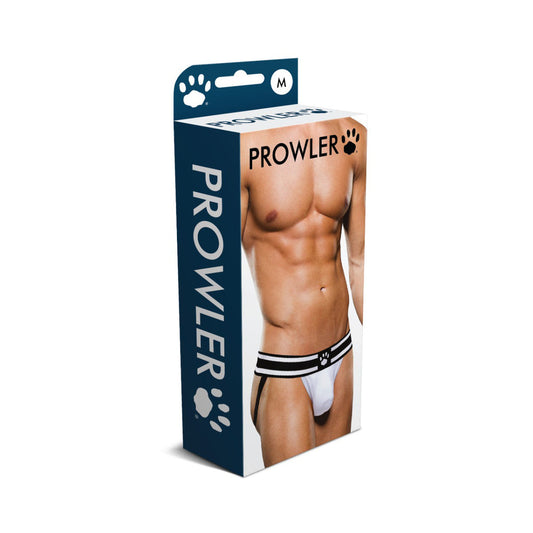 Prowler Jock Strap – White/Black – Size M