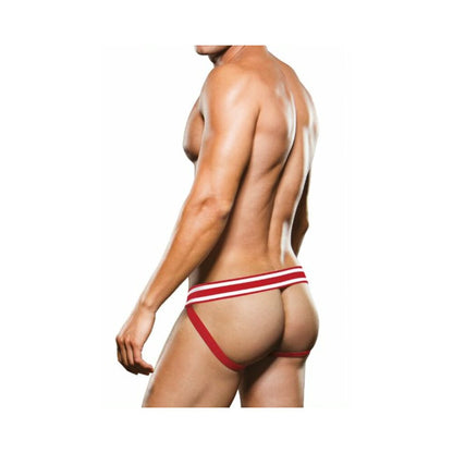 Prowler Jock Strap XL – White/Red