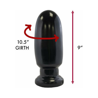 Prowler RED Thud 8 in. Anal Plug – Black