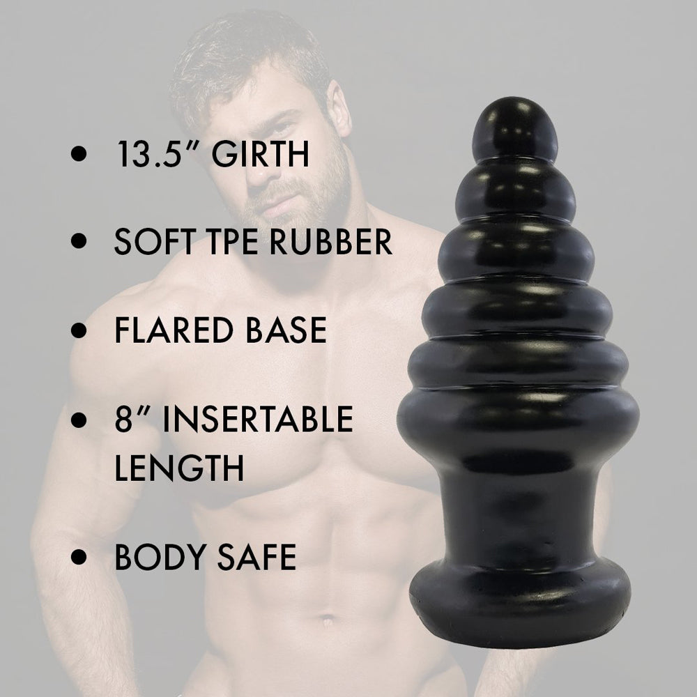 Prowler RED Twisted Tease Anal Plug – Black