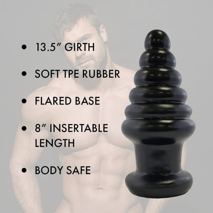 Prowler RED Twisted Tease Anal Plug – Black