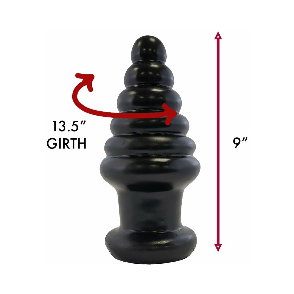 Prowler RED Twisted Tease Anal Plug – Black