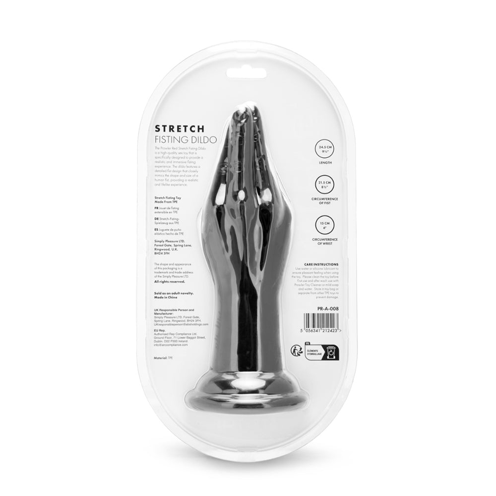 Prowler RED Stretch Fisting Dildo – Black