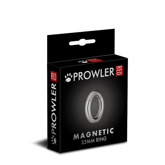 Prowler RED Magnetic 33mm Cock Ring – Silver