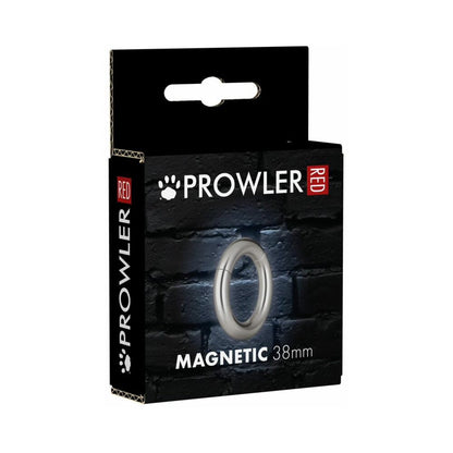 Prowler RED Magnetic 38mm Cock Ring - Silver/Steel/Chrome