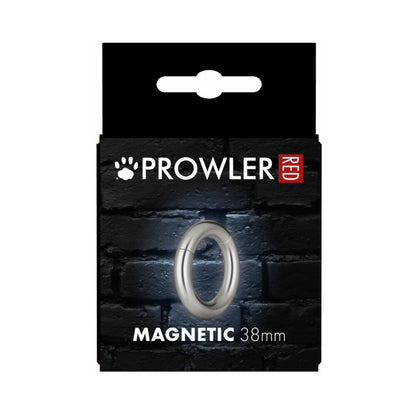 Prowler RED Magnetic 38mm Cock Ring - Silver/Steel/Chrome