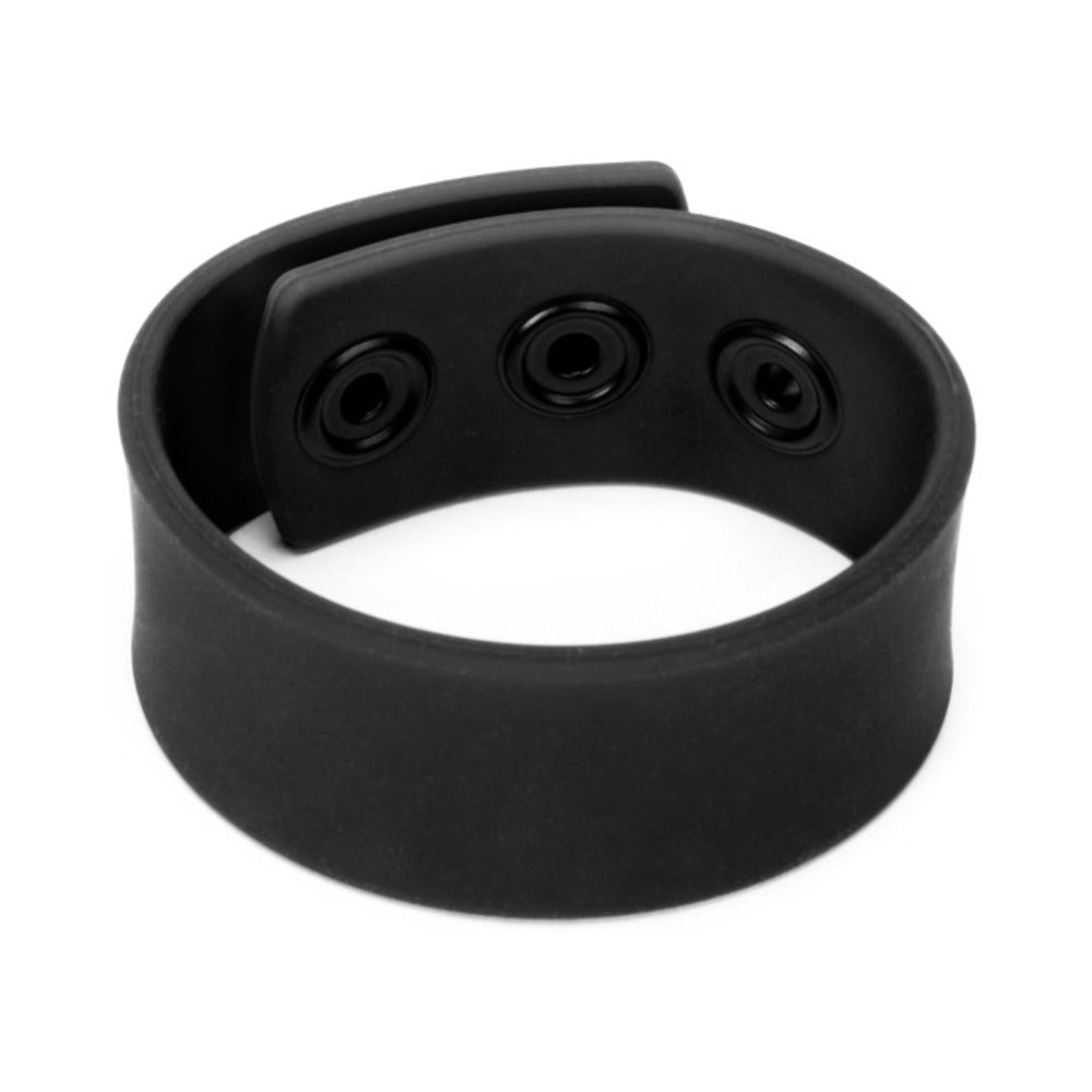 Prowler RED Silicone Cock Strap - Black