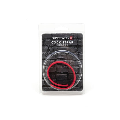 Prowler RED Silicone Cock Strap – Red