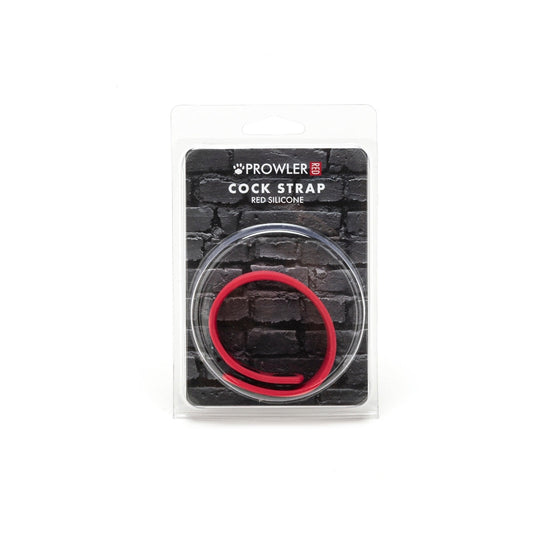Prowler RED Silicone Cock Strap – Red