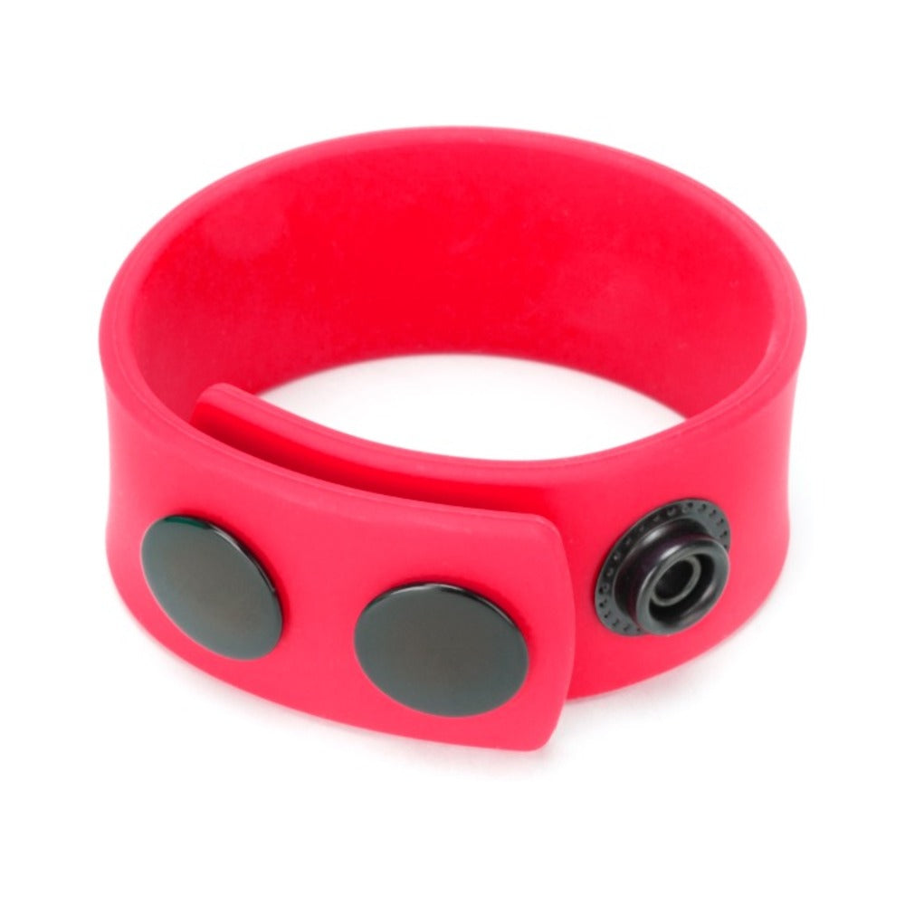 Prowler RED Silicone Cock Strap – Red