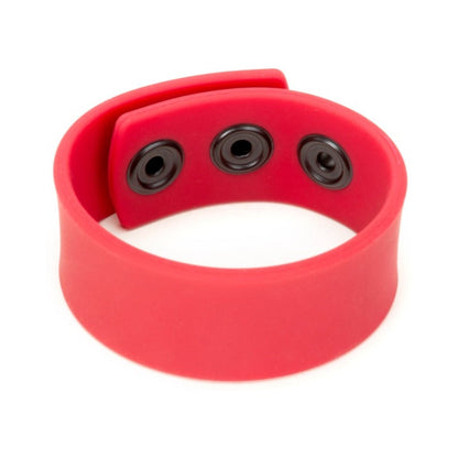Prowler RED Silicone Cock Strap – Red