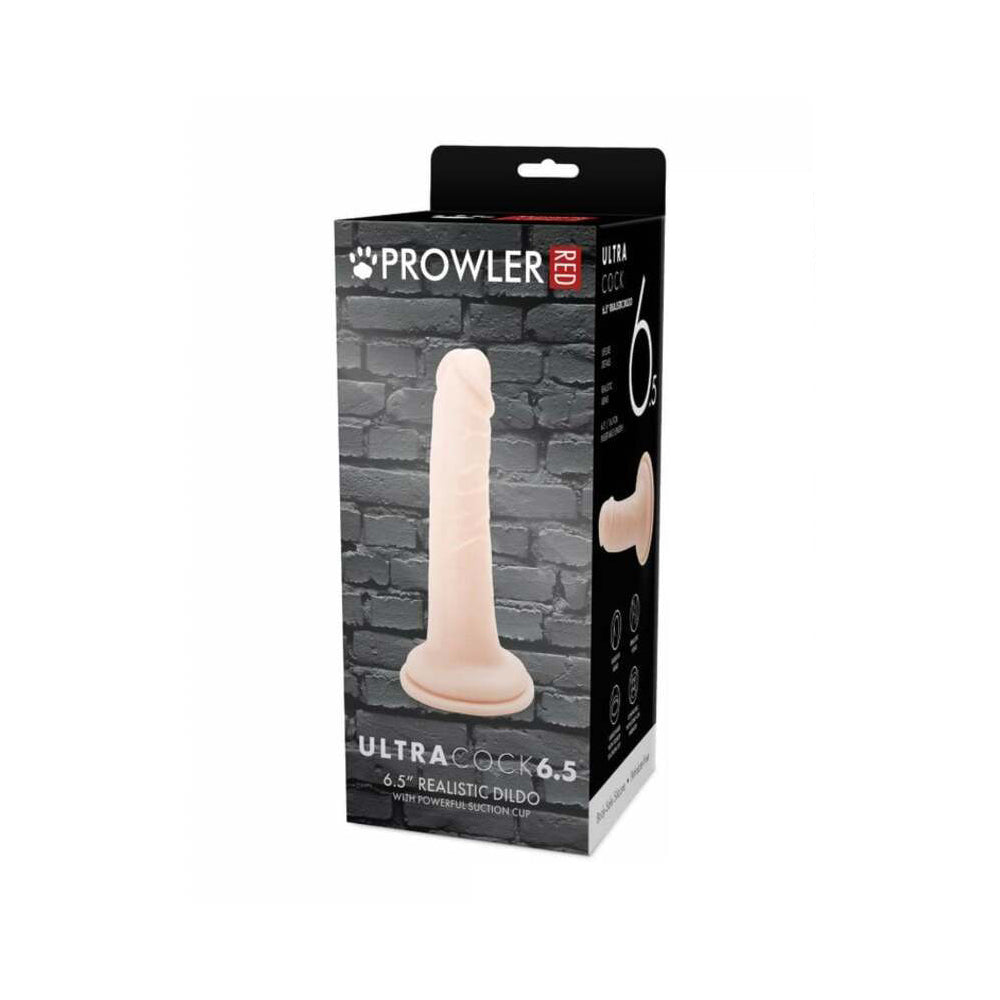 Prowler RED Ultra Cock 6.5 in. Realistic Dildo - Vanilla