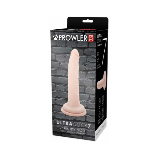 Prowler RED Ultra Cock 7 in. Realistic Dildo – Vanilla