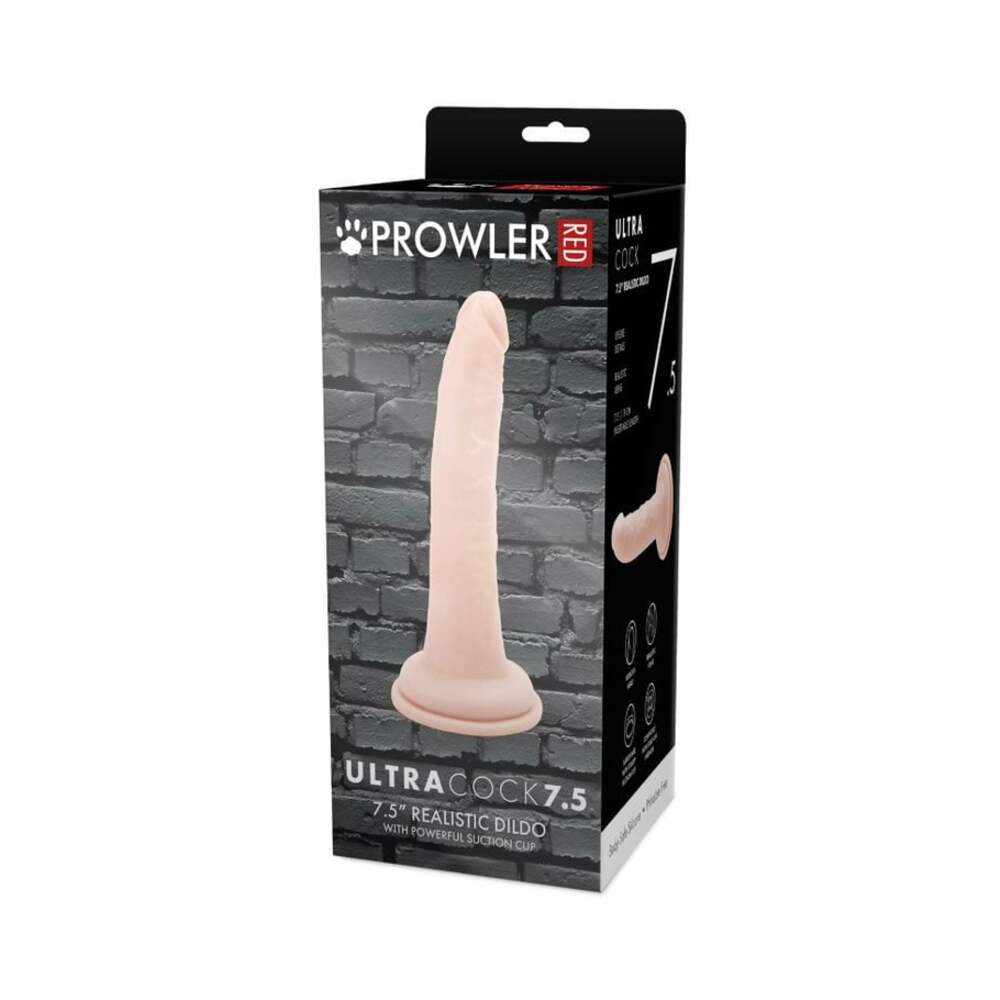 Prowler RED Ultra Cock 7.5 in. Realistic Dildo – Vanilla