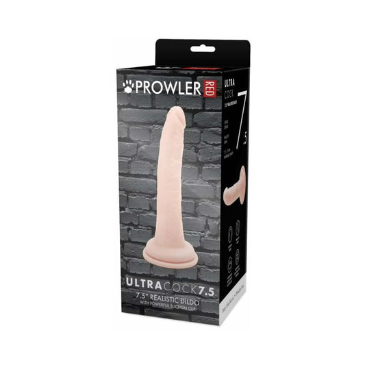 Prowler RED Ultra Cock 7.5 in. Realistic Dildo – Vanilla