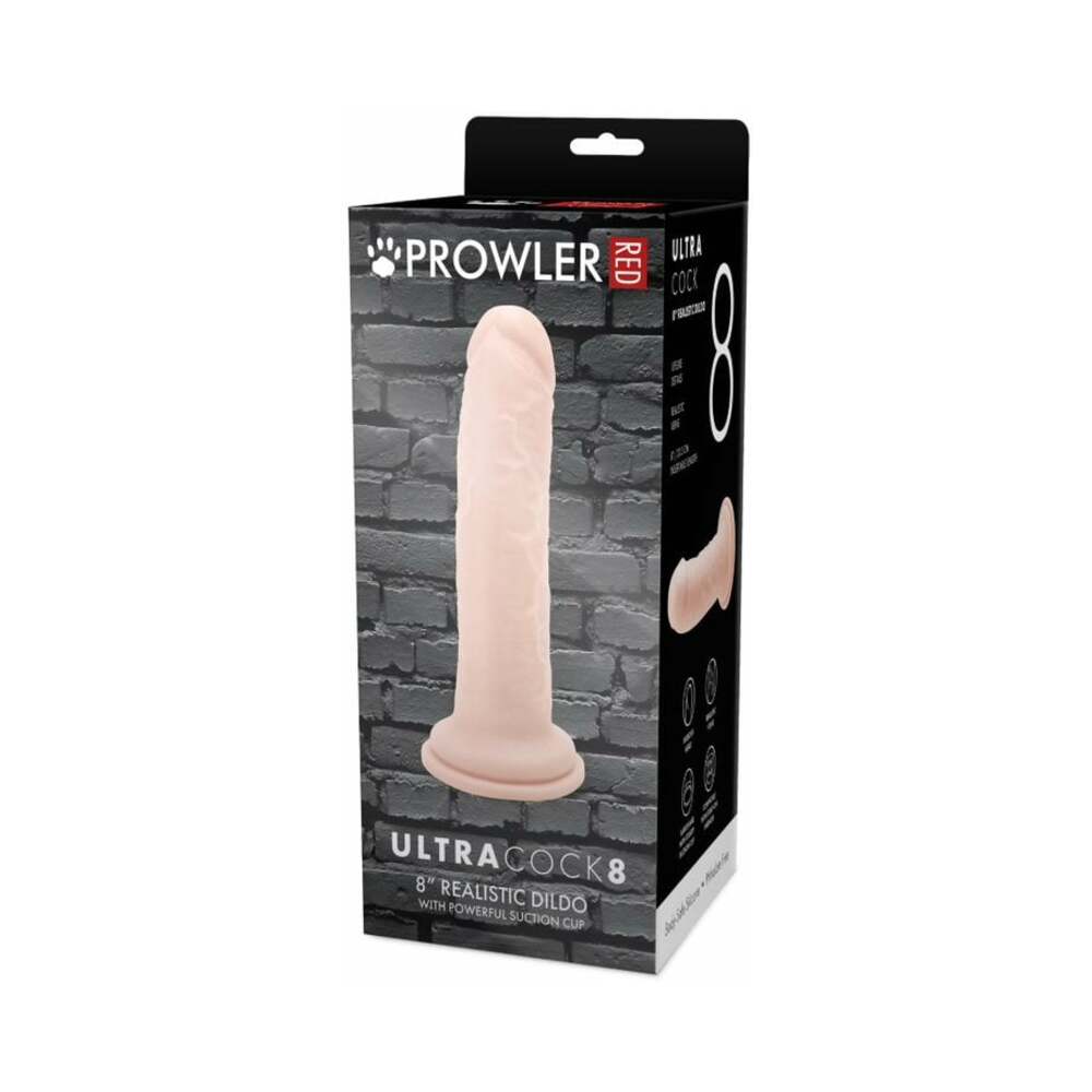 Prowler RED Ultra Cock 8 in. Realistic Dildo – Vanilla
