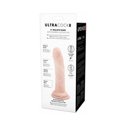 Prowler RED Ultra Cock 8 in. Realistic Dildo – Vanilla