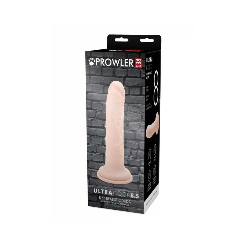 Prowler RED Ultra Cock 8.5 in. Realistic Dildo – Vanilla