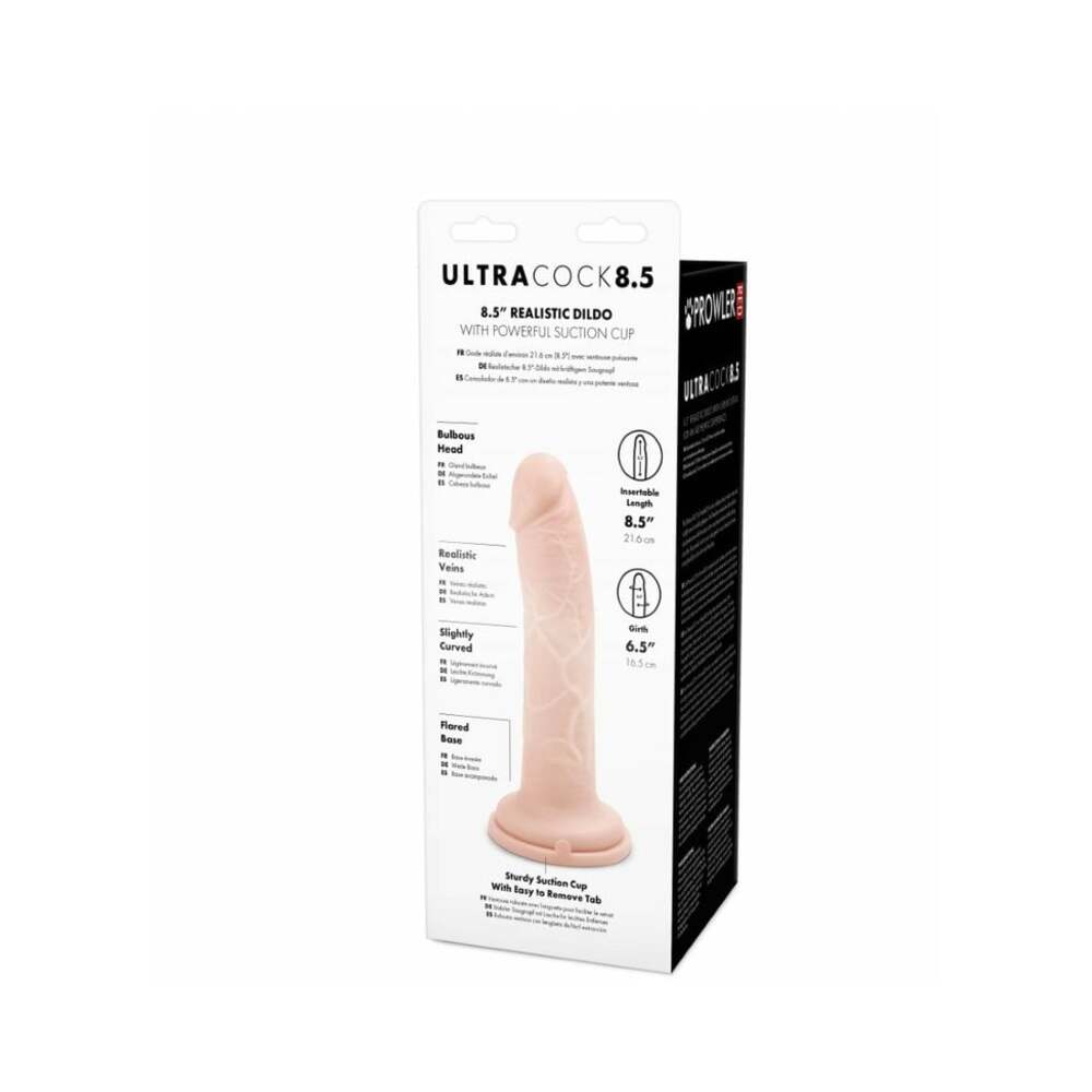 Prowler RED Ultra Cock 8.5 in. Realistic Dildo – Vanilla