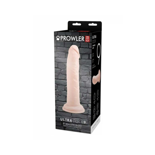 Prowler RED Ultra Cock 9 in. Realistic Dildo – Vanilla