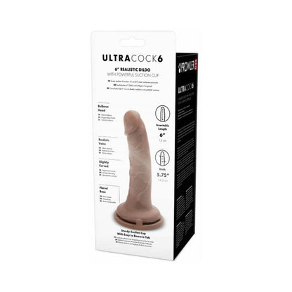 Prowler RED Ultra Cock 6 in. Realistic Dildo – Caramel