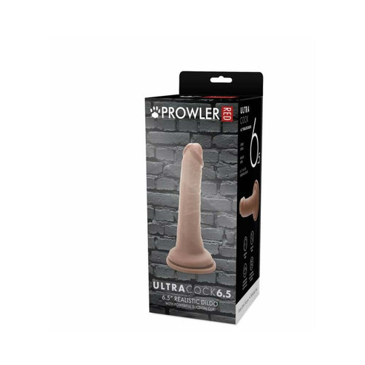 Prowler RED Ultra Cock 6.5 in. Realistic Dildo – Caramel