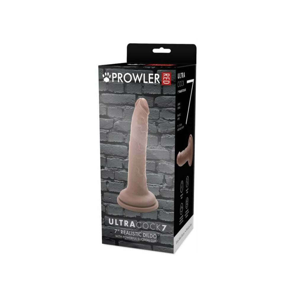 Prowler RED Ultra Cock 7 in. Realistic Dildo – Caramel