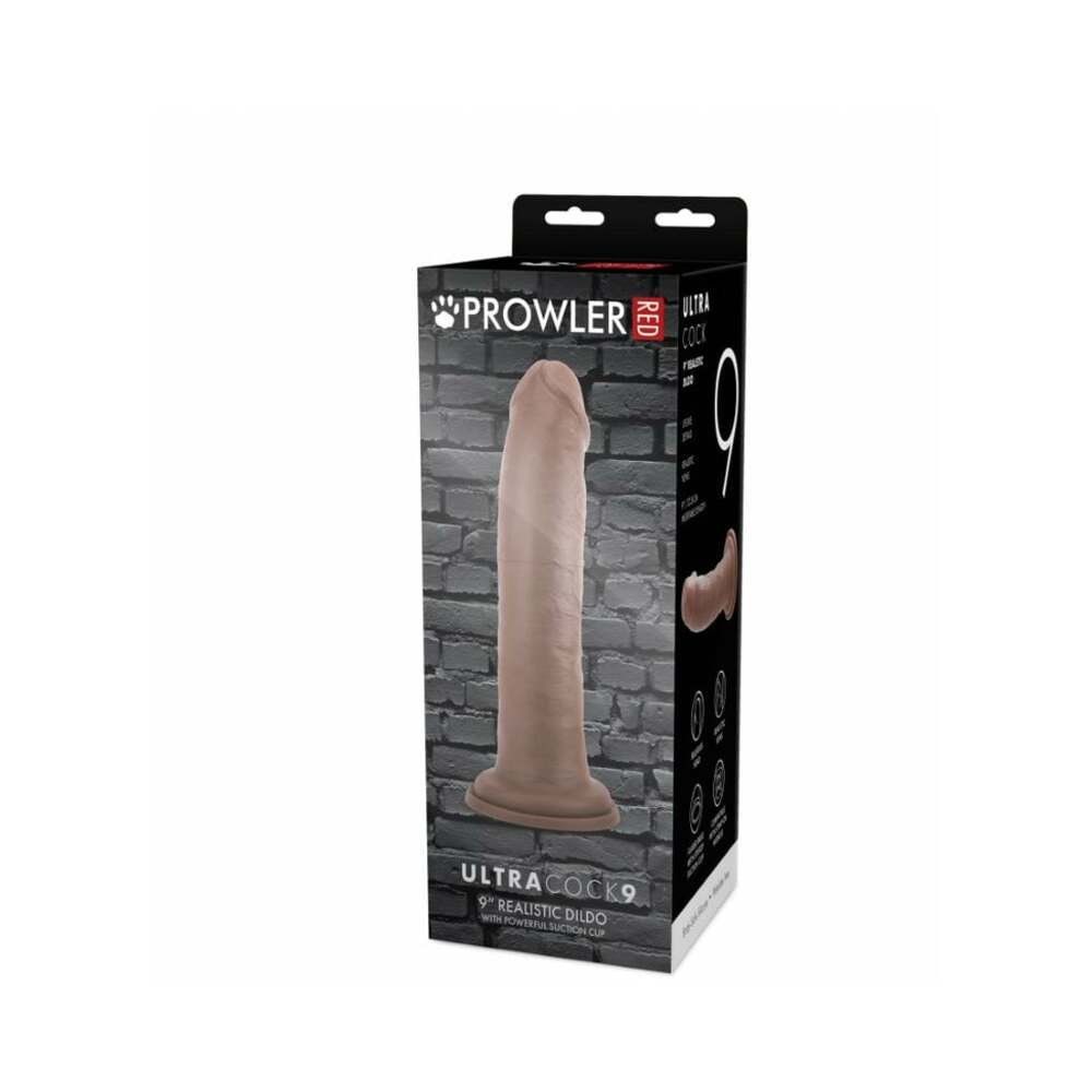 Prowler RED Ultra Cock 9 in. Realistic Dildo – Caramel