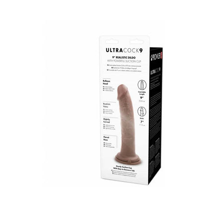 Prowler RED Ultra Cock 9 in. Realistic Dildo – Caramel