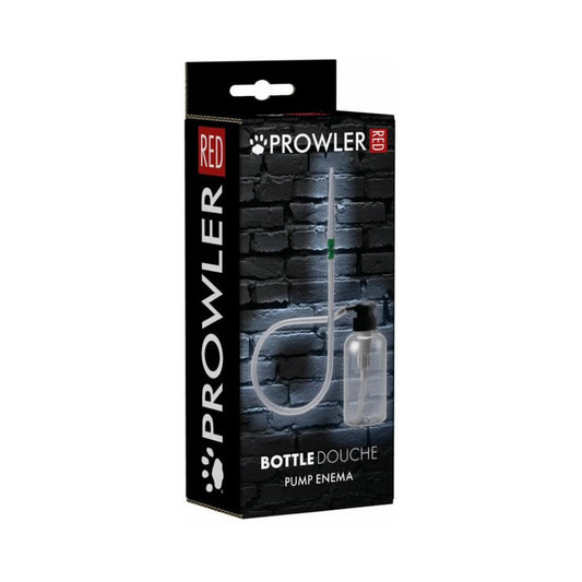 Prowler RED Bottle Douche Pump Enema – Clear