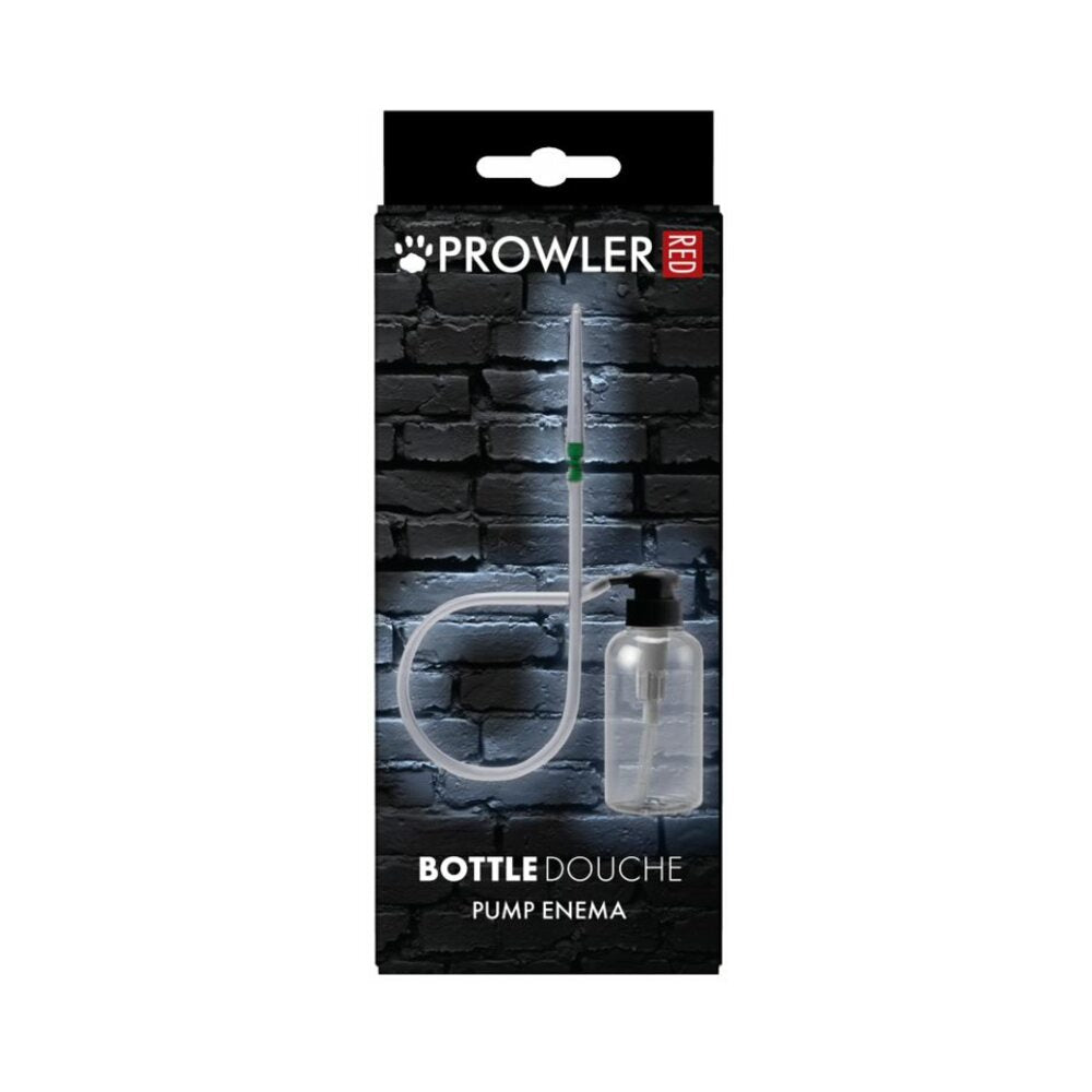 Prowler RED Bottle Douche Pump Enema – Clear