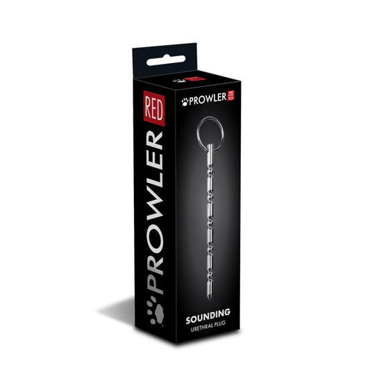 Prowler RED Sound Urethral Plug – Silver Metal