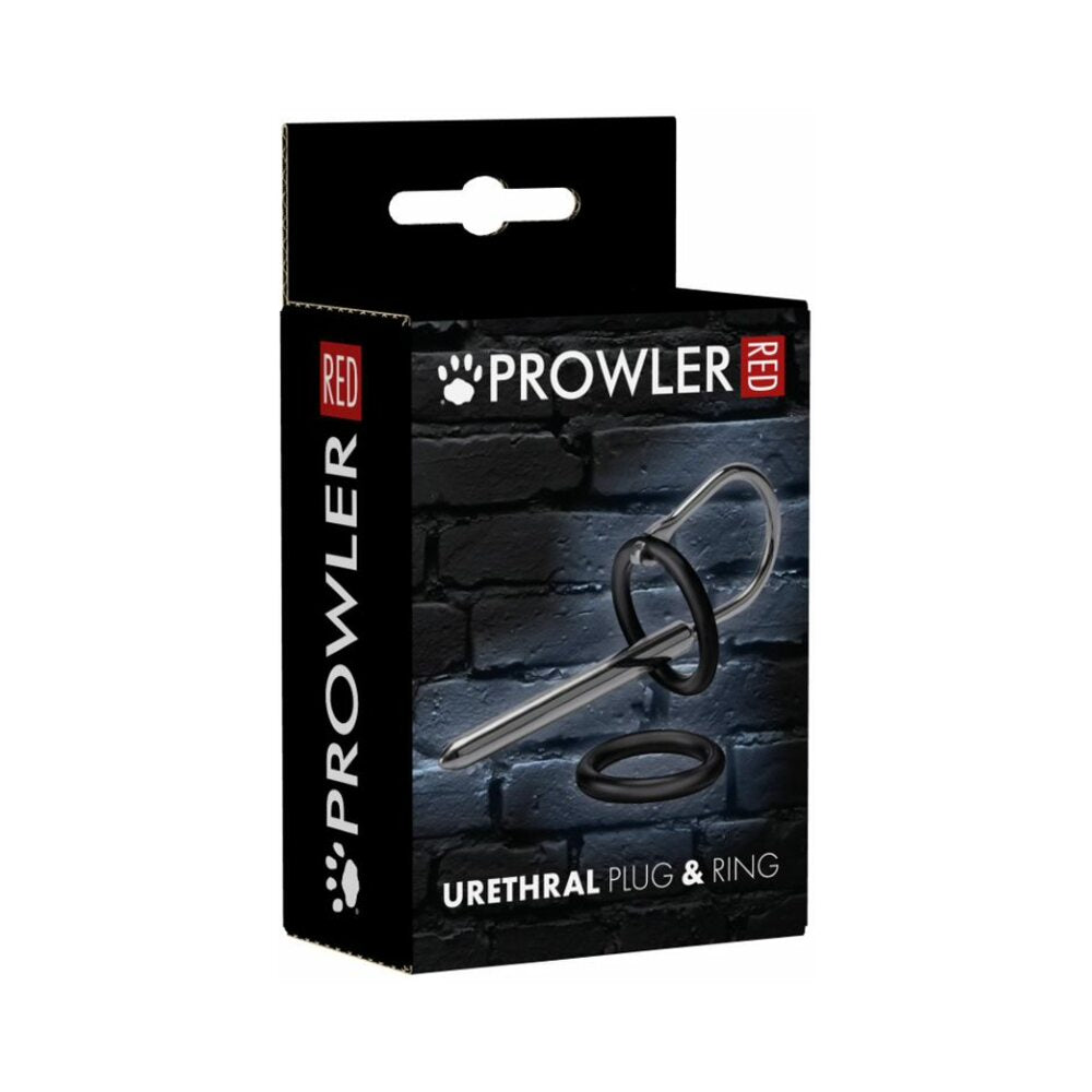 Prowler RED Urethral Plug & Ring Stainless Steel - Silver