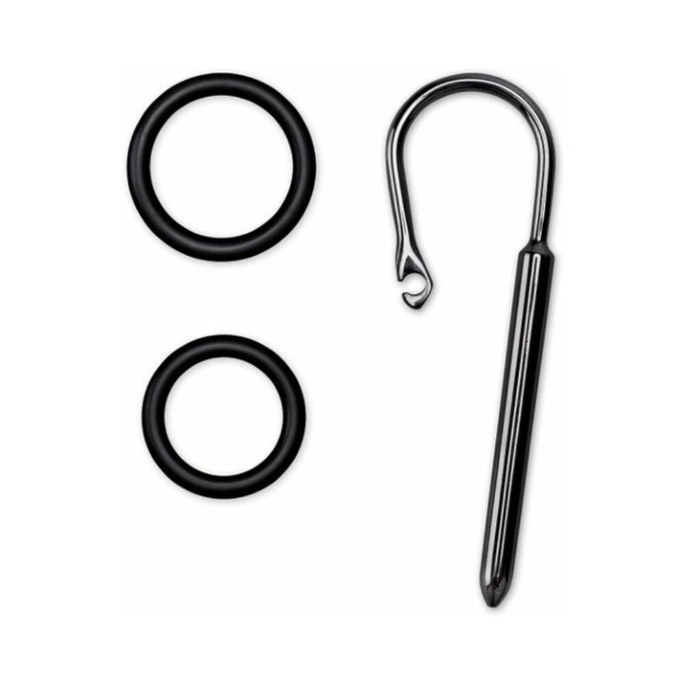 Prowler RED Urethral Plug & Ring Stainless Steel - Silver