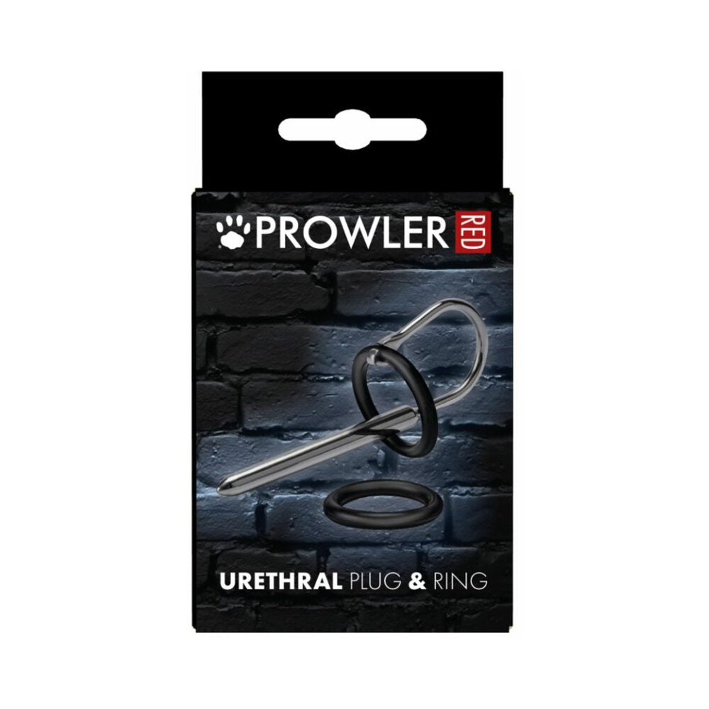 Prowler RED Urethral Plug & Ring Stainless Steel - Silver