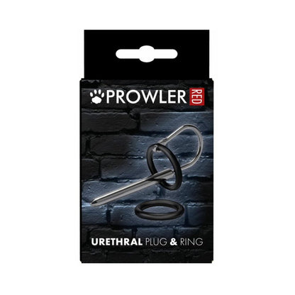 Prowler RED Urethral Plug & Ring Stainless Steel - Silver