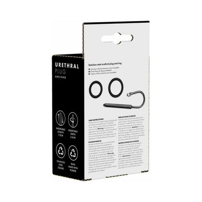 Prowler RED Urethral Plug & Ring Stainless Steel - Silver