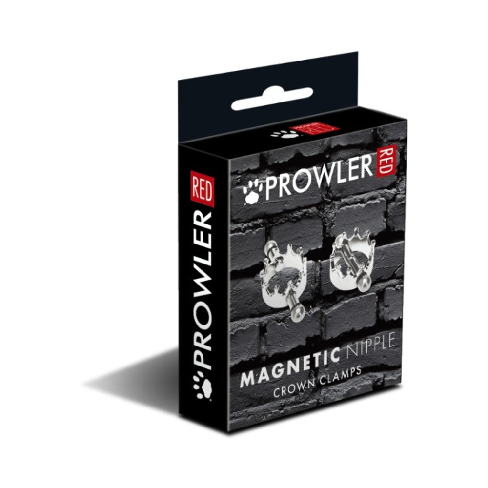 Prowler RED Magnetic Nipple Crown Clamps – Silver