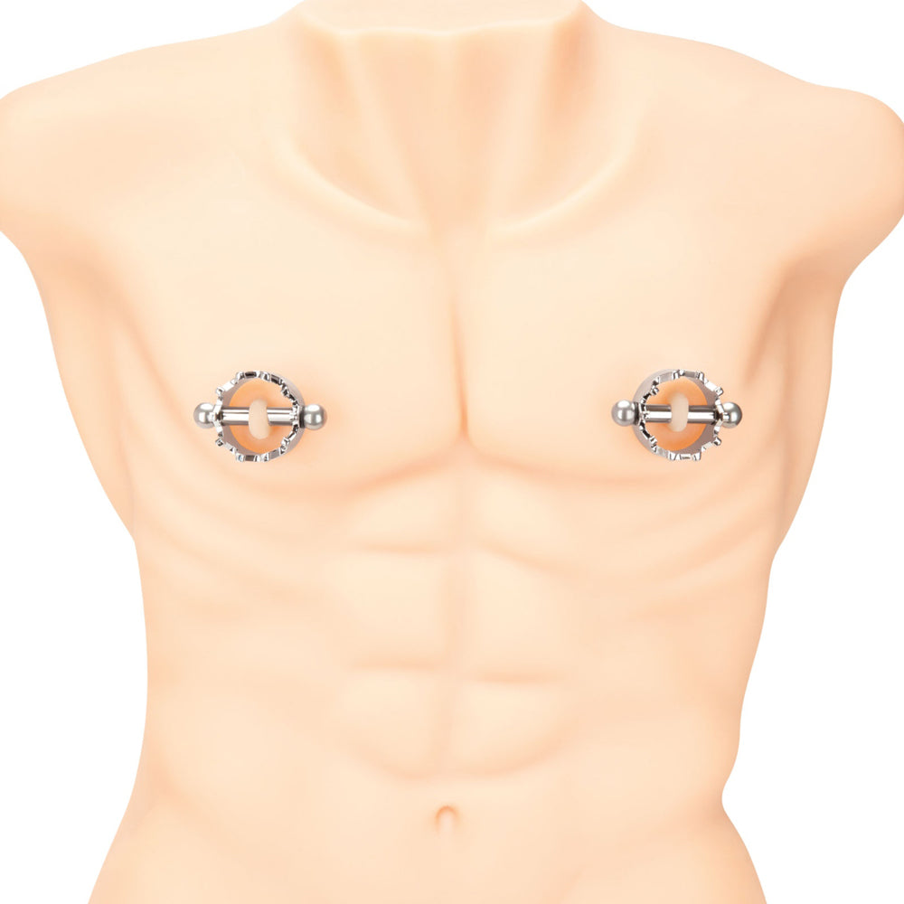 Prowler RED Magnetic Nipple Crown Clamps – Silver