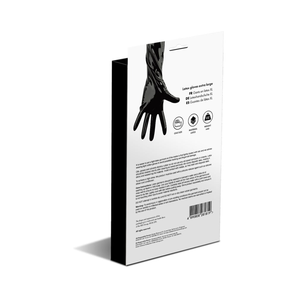 Prowler RED Latex Gloves – Black – Size XL