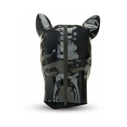Prowler RED Latex Pig Hood - Black