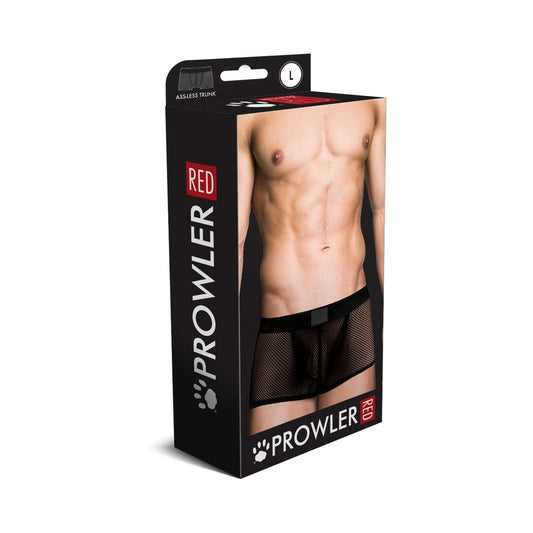 Prowler RED Fishnet Assless Trunk – Black – Size L