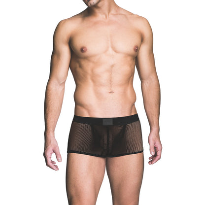 Prowler RED Fishnet Assless Trunk - Black - Size S