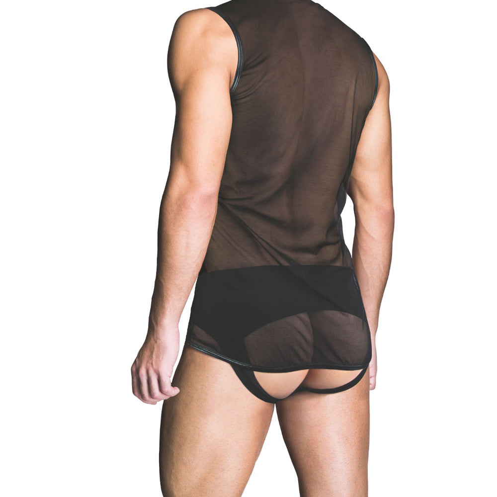 Prowler RED Mesh Tank Top – Black – Size S
