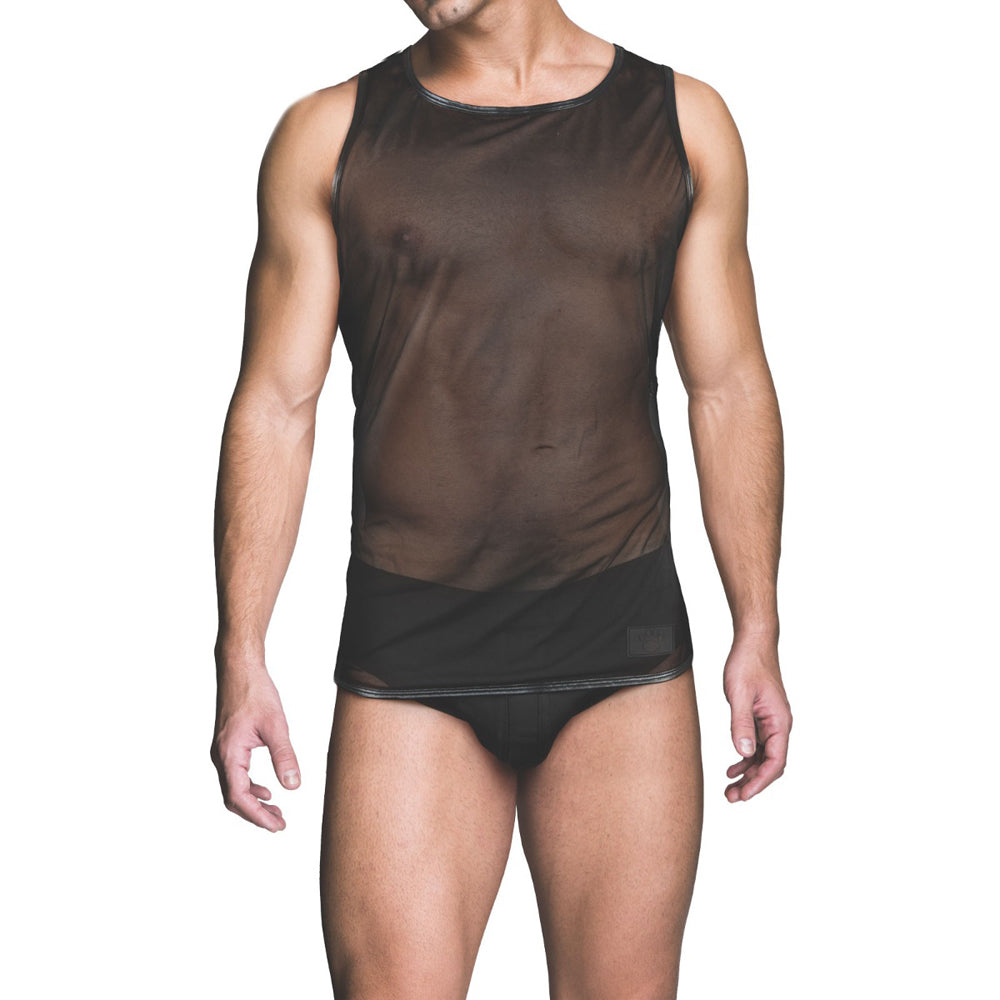 Prowler RED Mesh Tank Top – Black – XL
