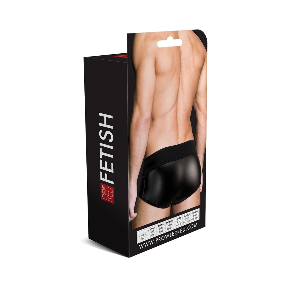 Prowler RED Wetlook Brief – Black – Size M