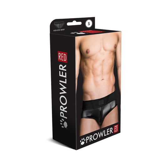 Prowler RED Assless Brief - Black - Size S