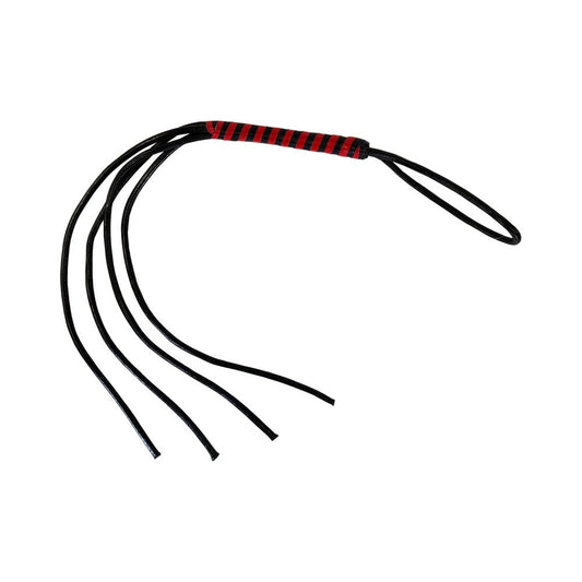 Prowler RED Heavy Duty Flogger – Multi-Color Faux Leather